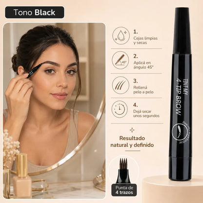 Microblading - Delineador de Cejas 4 Puntas – Tinta Sem