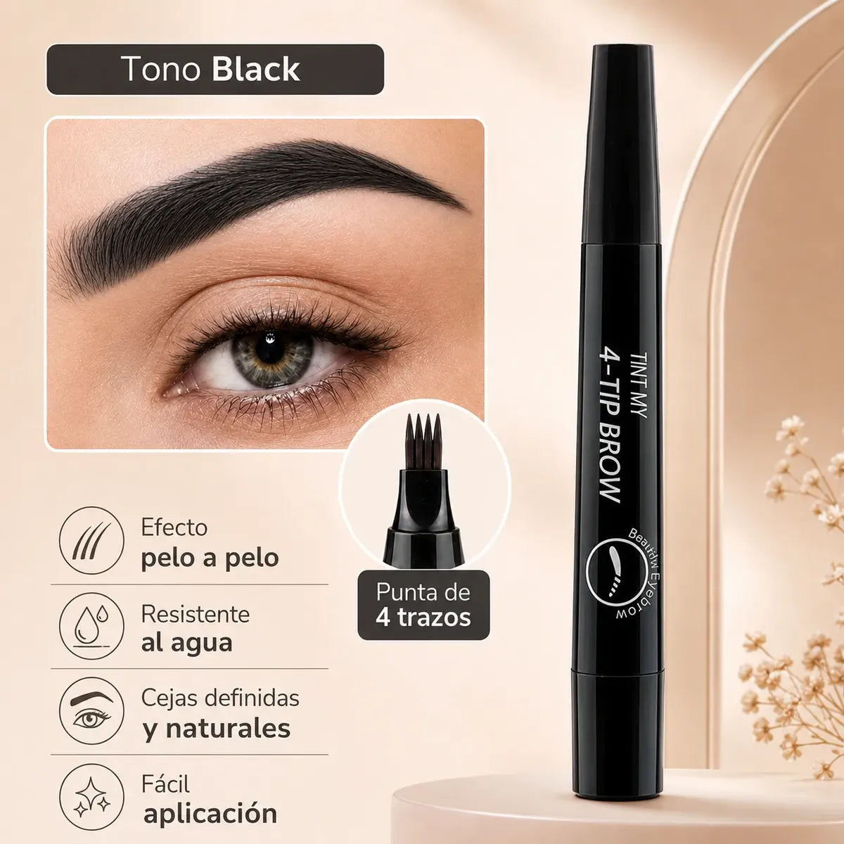 Microblading - Delineador de Cejas 4 Puntas – Tinta Sem