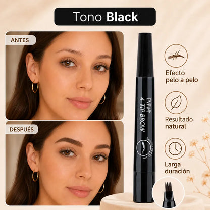 Microblading - Delineador de Cejas 4 Puntas – Tinta Sem